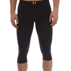 Fitness And Gym Pants|Fitness And Gymwear*Skins Series-3 Thermal 3/4 Tights in Black