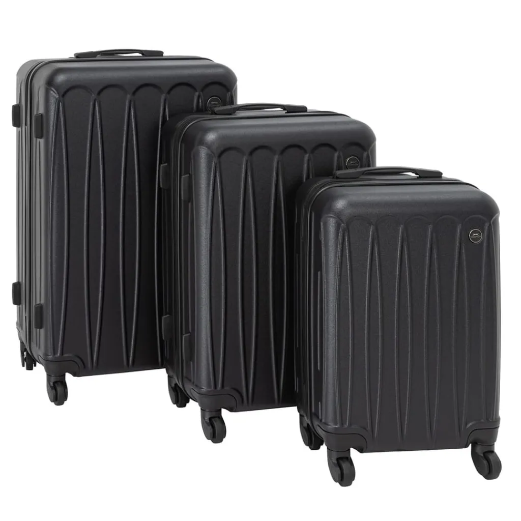 Bags*Slazenger 3 Piece Suitcase Set in Black