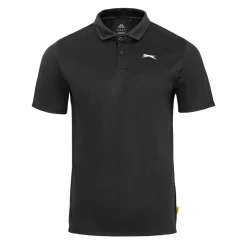 Polo Shirts*Slazenger Golf Solid Polo in Black