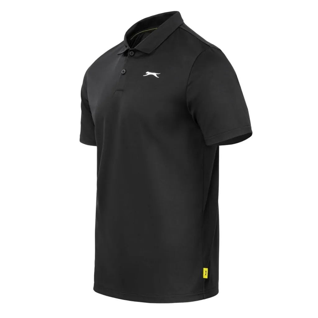 Polo Shirts*Slazenger Golf Solid Polo in Black