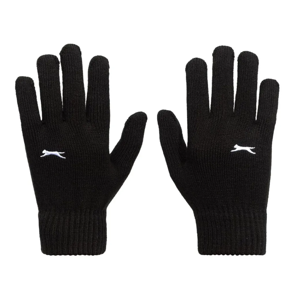 Gloves-Scarves-Umbrellas*Slazenger Knit Glove in Black