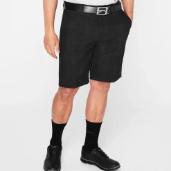 Fitness And Gym Shorts*Slazenger Mens Check Shorts in Grey