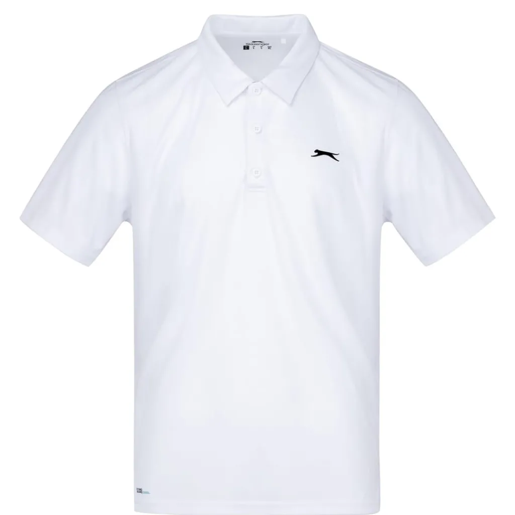 Polo Shirts*Slazenger Mens Court Polo in White