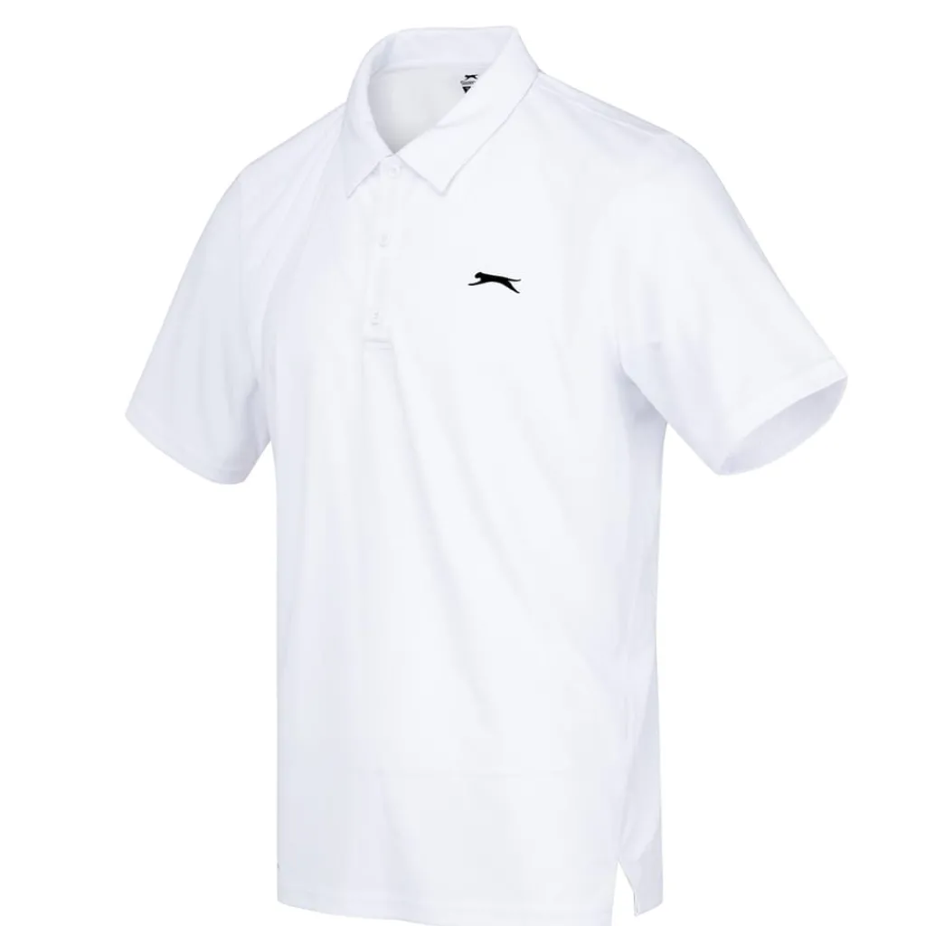 Polo Shirts*Slazenger Mens Court Polo in White