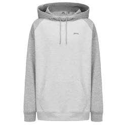 Hoodies*Slazenger Mens Fleece Contrast Hoodie in Grey