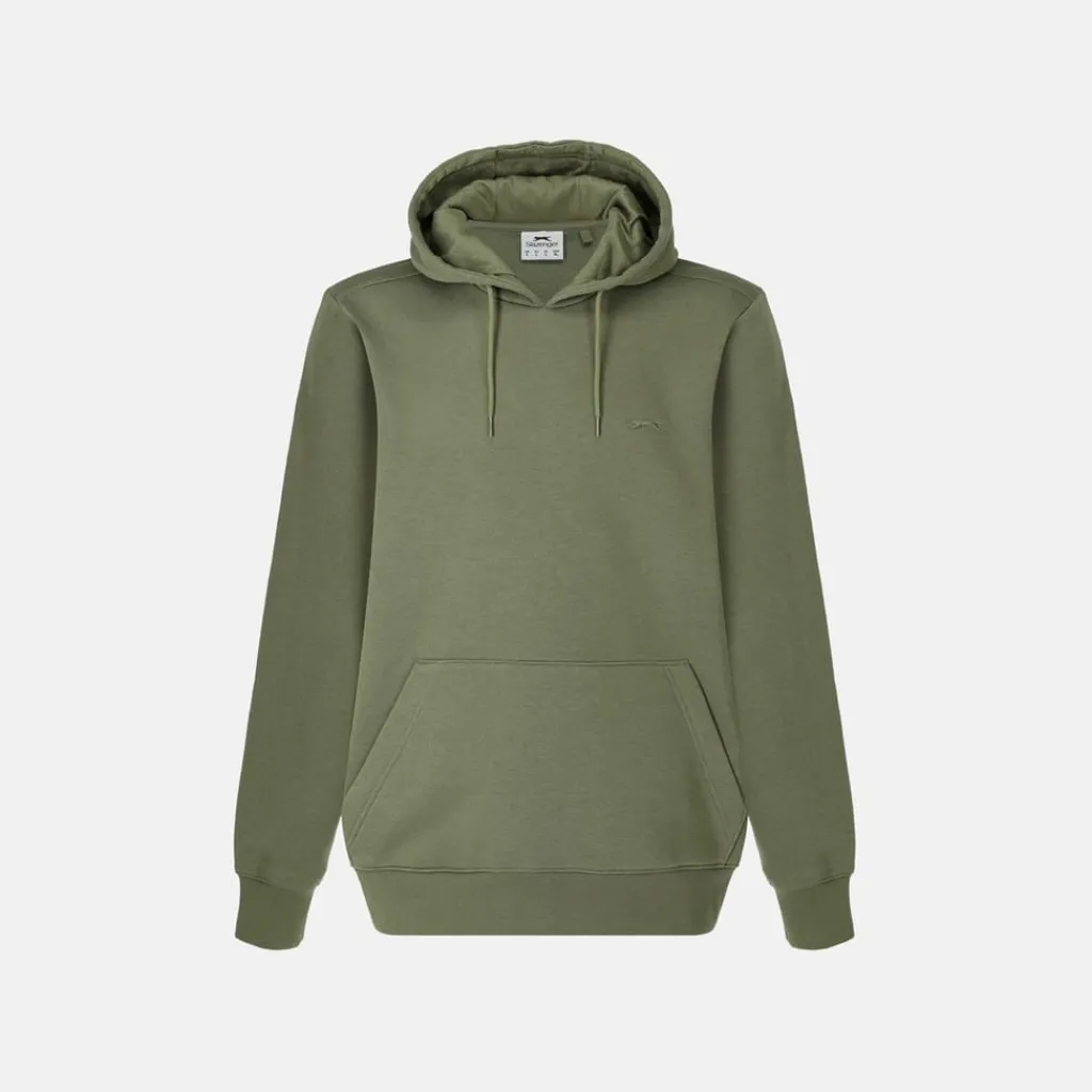 Hoodies*Slazenger Mens Fleece Hoodie in Green