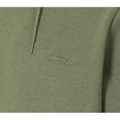 Hoodies*Slazenger Mens Fleece Hoodie in Green