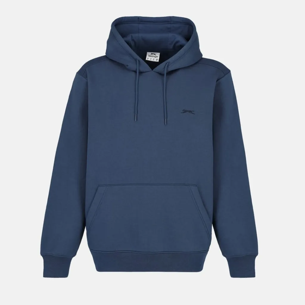 Hoodies*Slazenger Mens Fleece Hoodie in Blue