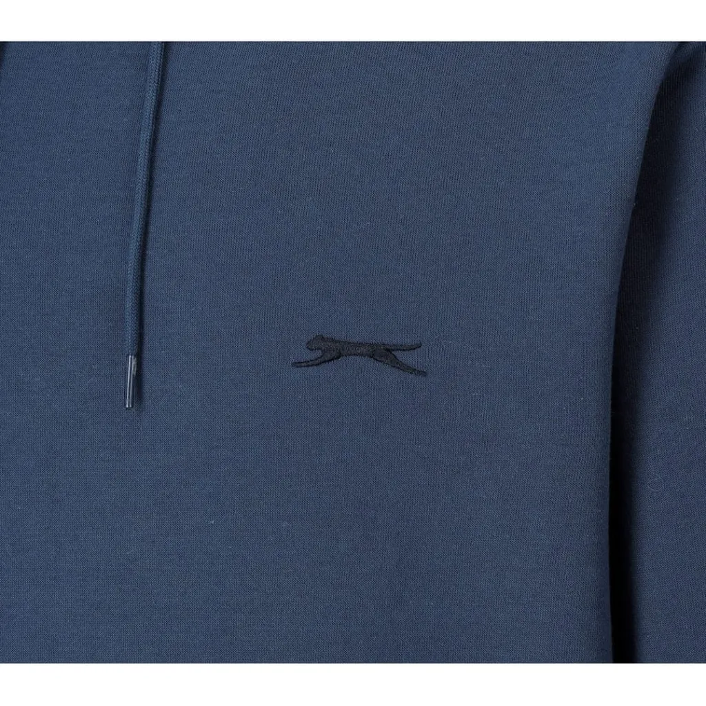 Hoodies*Slazenger Mens Fleece Hoodie in Blue