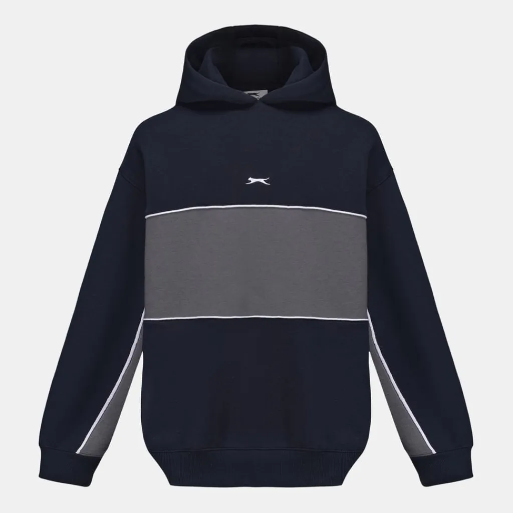 Hoodies*Slazenger Mens Fleece Sportswear Hoodie in Blue