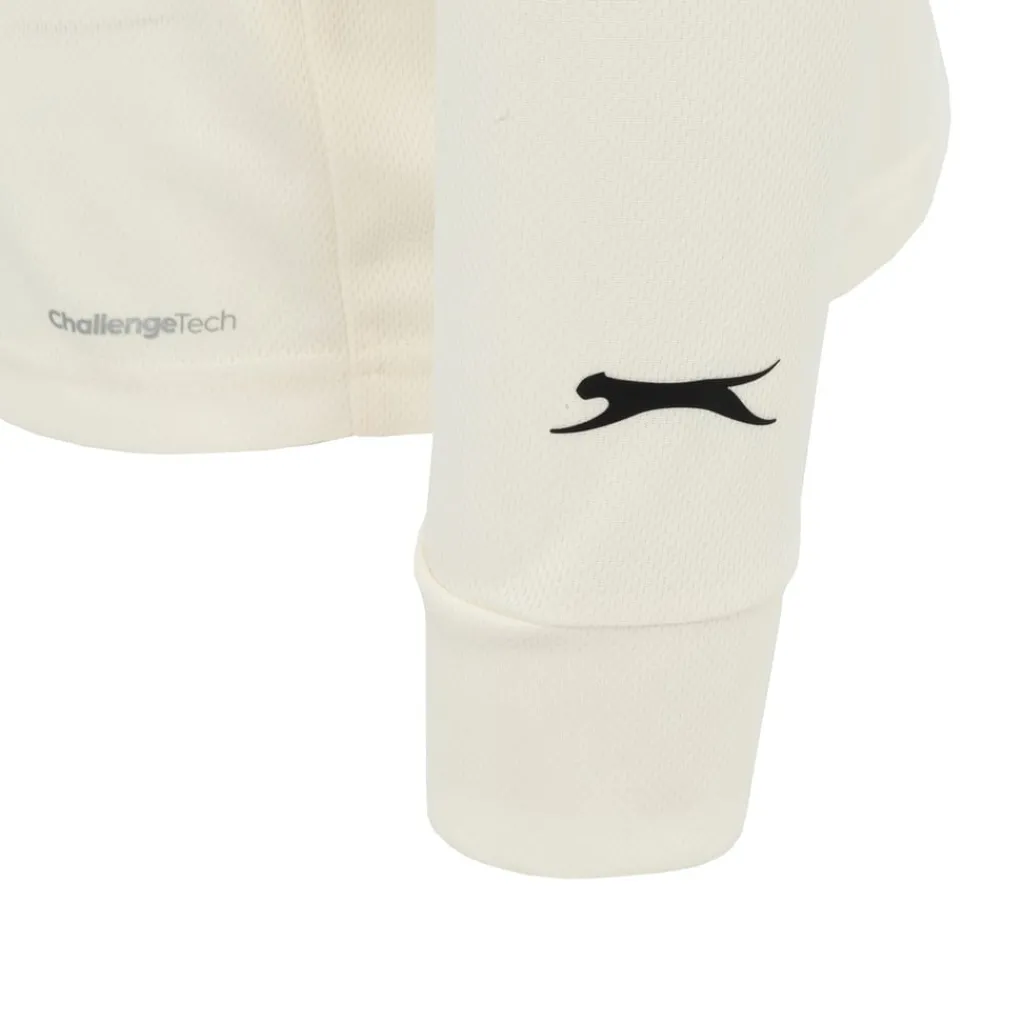 Shirts*Slazenger Mens Length Sleeves Shirt in White