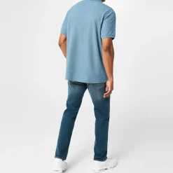 Polo Shirts*Slazenger Mens Plain Polo Shirt in Blue