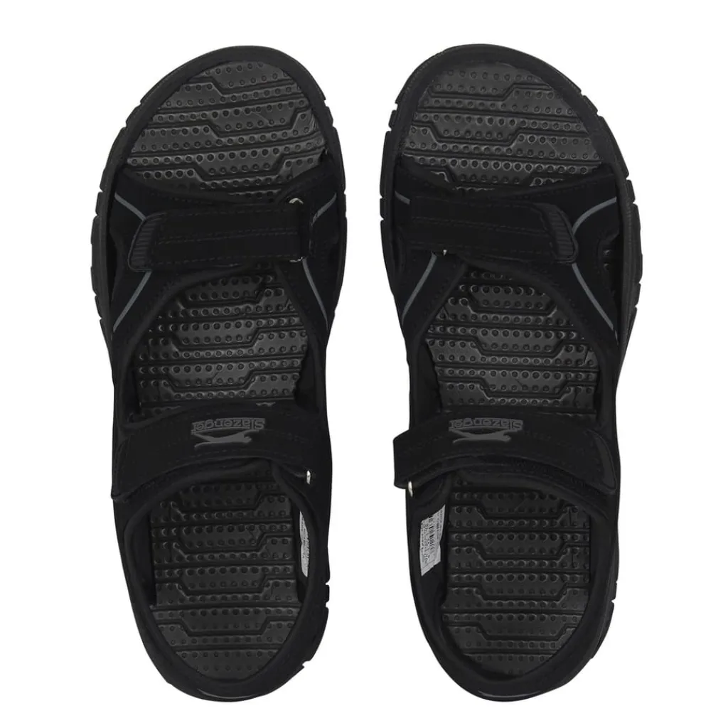 Slippers*Slazenger Mens Wave Sandals in Black