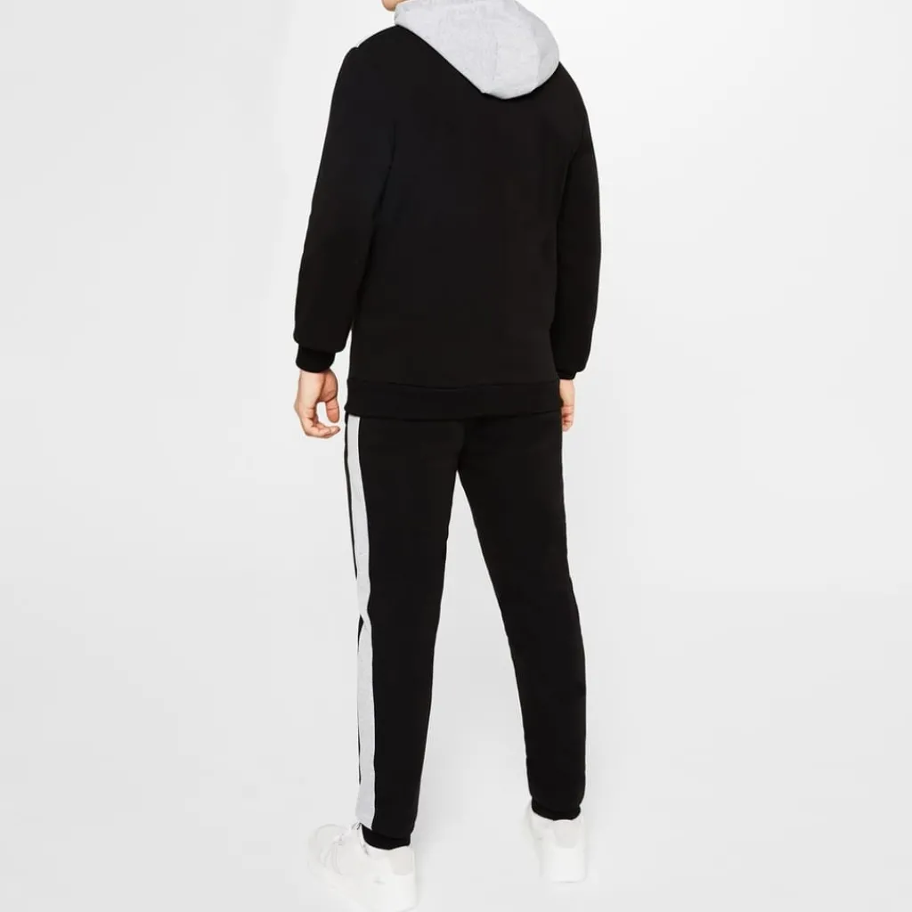 Tracksuits*Slazenger Mens Zip Tracksuit in Black