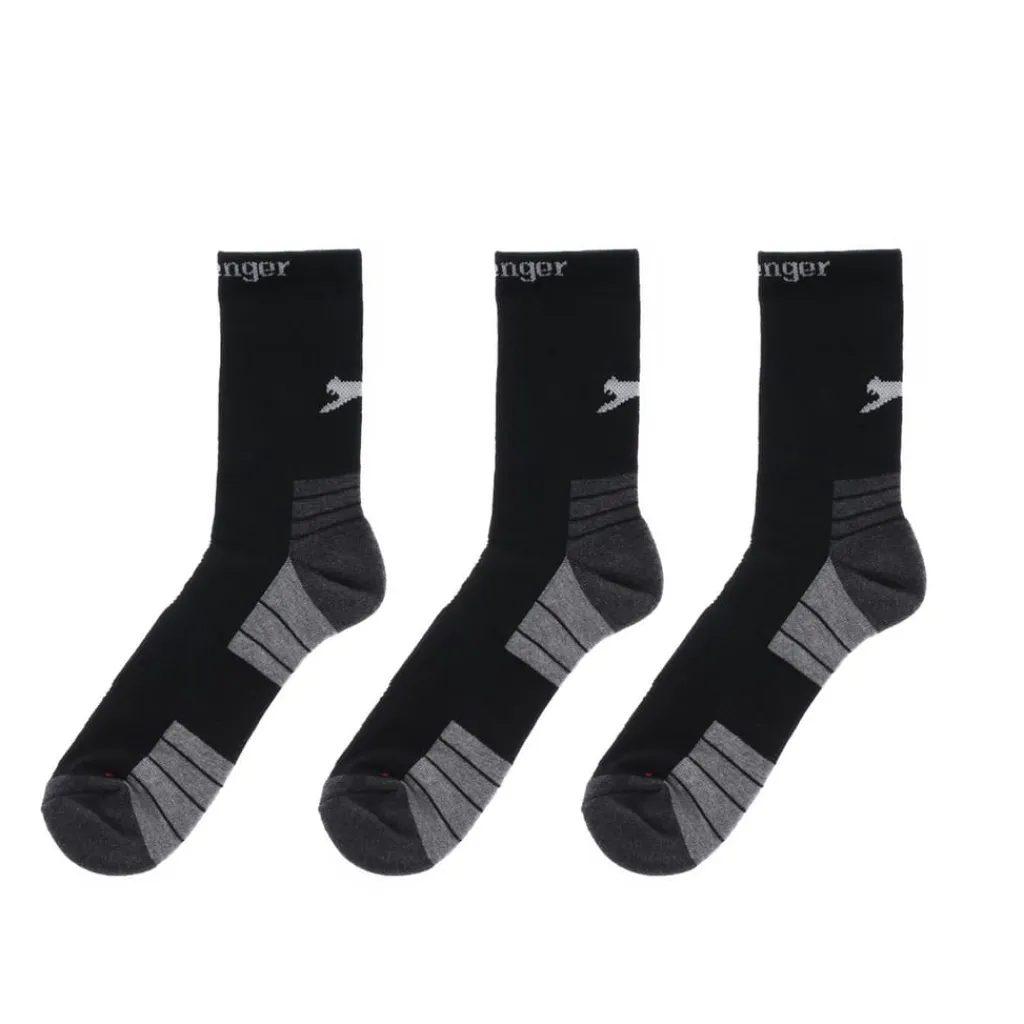 Underwear And Socks*Slazenger Socks 3 Pack in Black