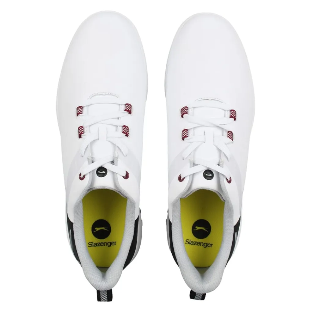 Golf Shoes*Slazenger V Series Low Top Spiked Sneakers in White