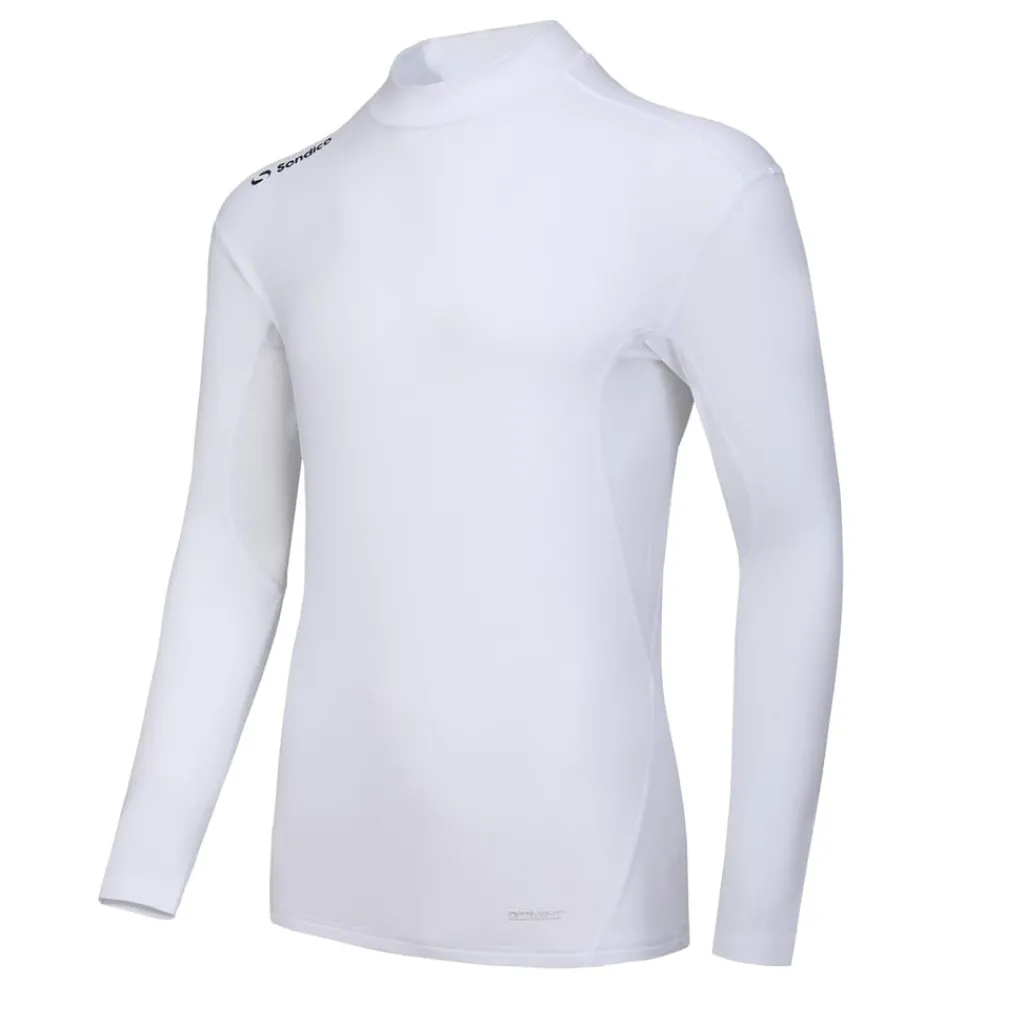 Fitness And Gym Tops*Sondico Mens Base Mock Neck in White