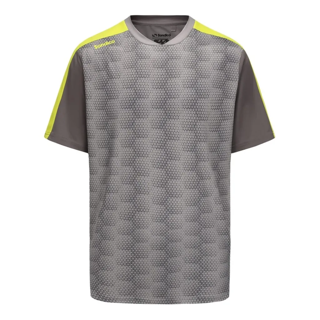 Football And Rugby Clothing*Sondico Mens Blaze Football Pt T-Shirts in Grey