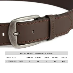 Belts*SoulCal Logo Belt in Brown