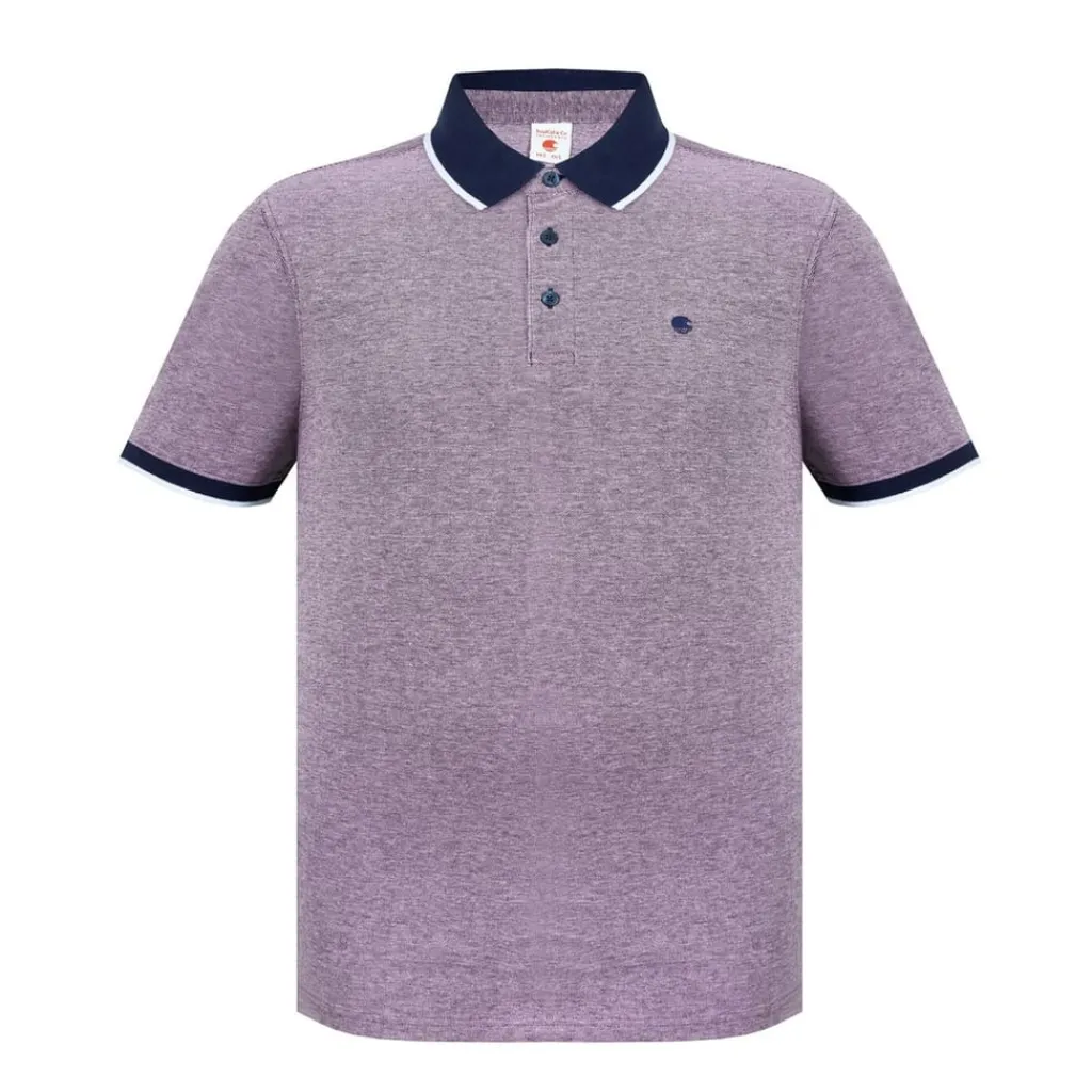 Polo Shirts*SoulCal Mens Pique Polo Shirt in Purple