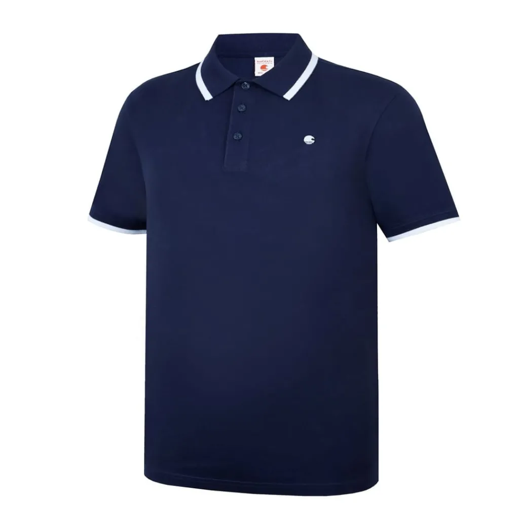 Polo Shirts*SoulCal Mens Signature Polo Shirt in Blue