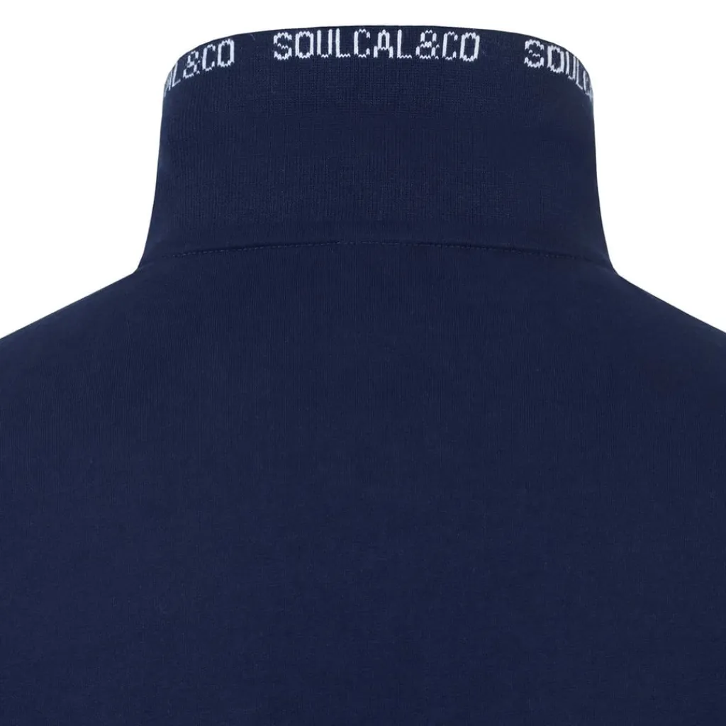 Polo Shirts*SoulCal Mens Signature Polo Shirt in Blue