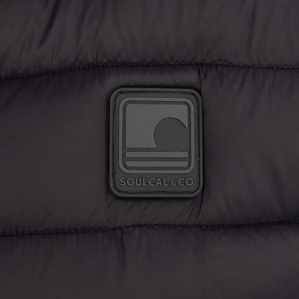 Coats And Jackets*SoulCal Micro Gilet in Black