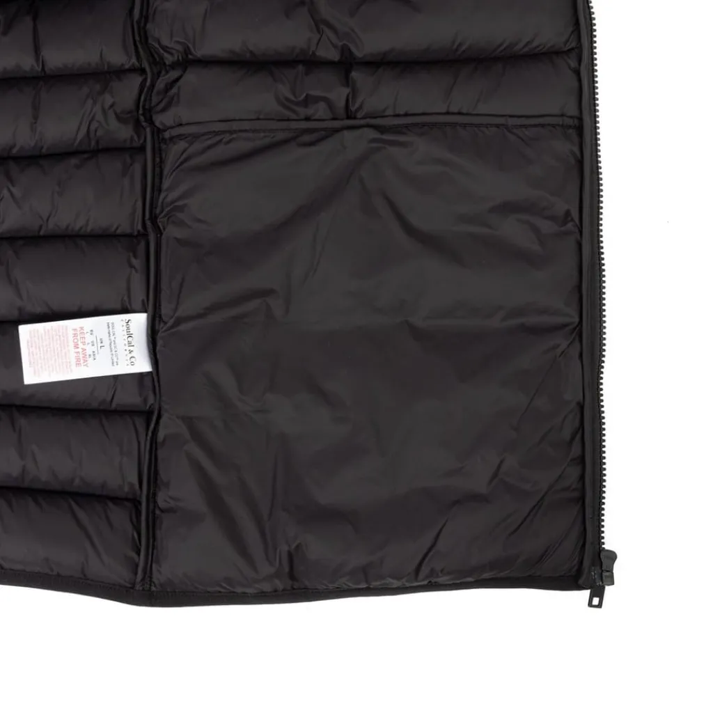 Coats And Jackets*SoulCal Micro Gilet in Black