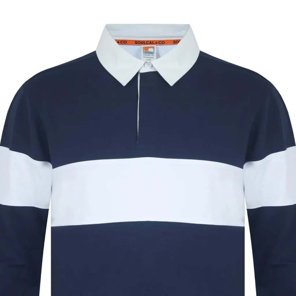 Polo Shirts*SoulCal Rugby Polo in Blue