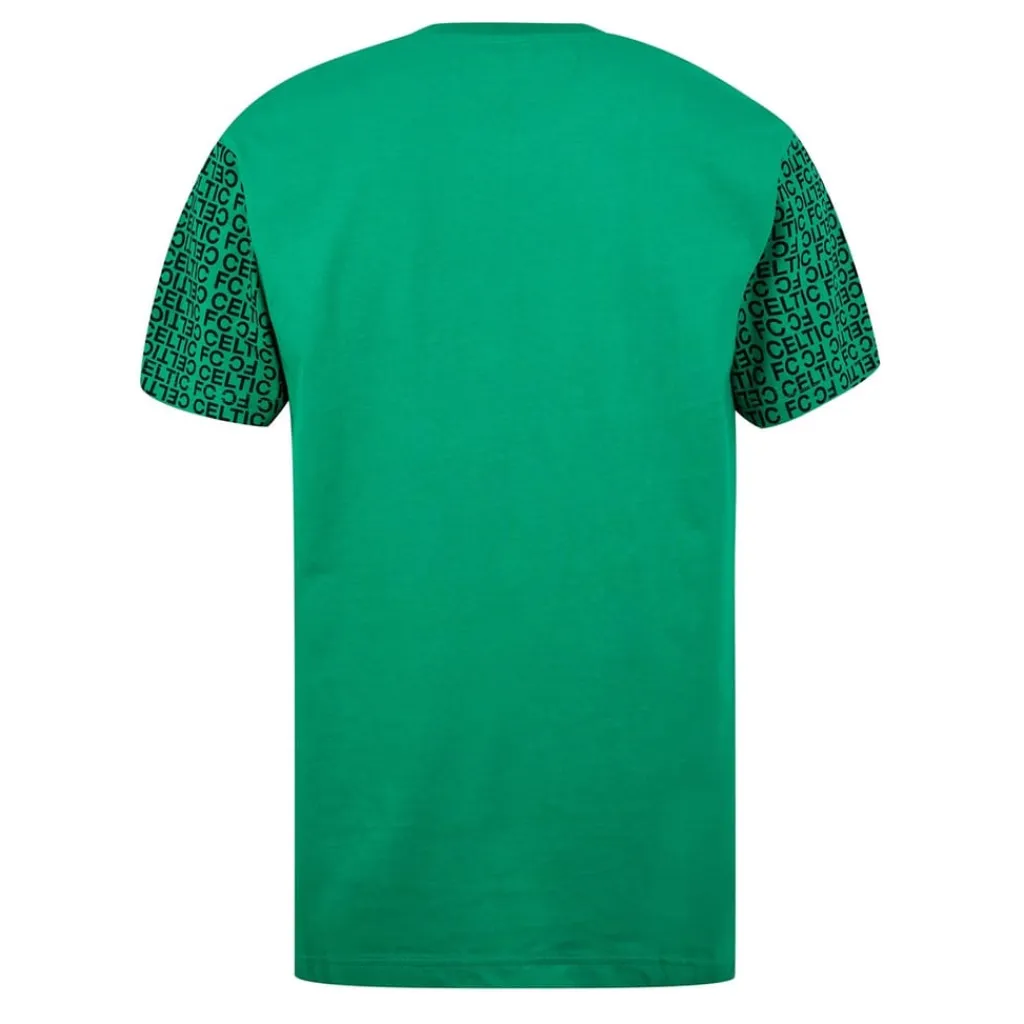 Football And Rugby Clothing*Source Lab Celtic Graphic T-Shirt Adults in Green