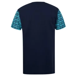 Football And Rugby Clothing*Source Lab Manchester City Graphic T-Shirt Adults in Blue