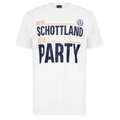 Football And Rugby Clothing*Source Lab Scotland Party T-Shirt Adults in White