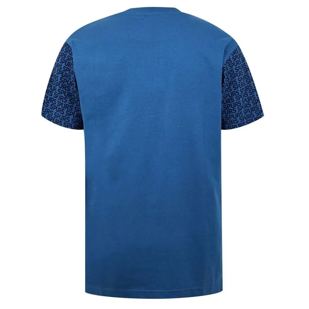 Football And Rugby Clothing*Source Lab Tottenham Hotspur Graphic T-Shirt Adults in Blue
