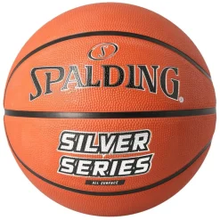 Assorted*Spalding Silver Basketball in Orange