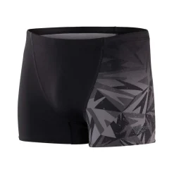 Fitness And Gymwear|Shorts*Speedo Allover V-Cut Aquashorts in Black Grey