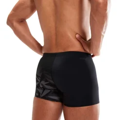 Fitness And Gymwear|Shorts*Speedo Allover V-Cut Aquashorts in Black Grey
