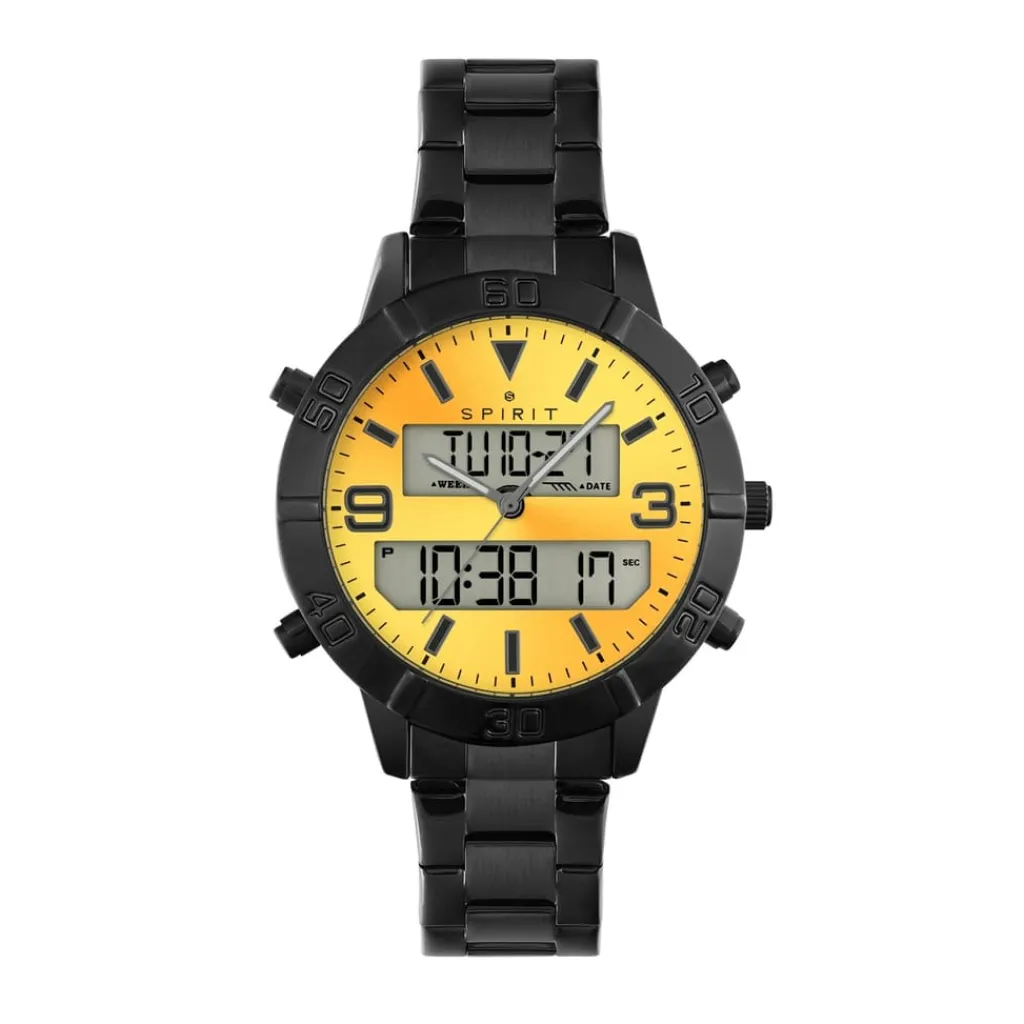 Jewellery-Watches*Spirit Digi Brclt wt in Black