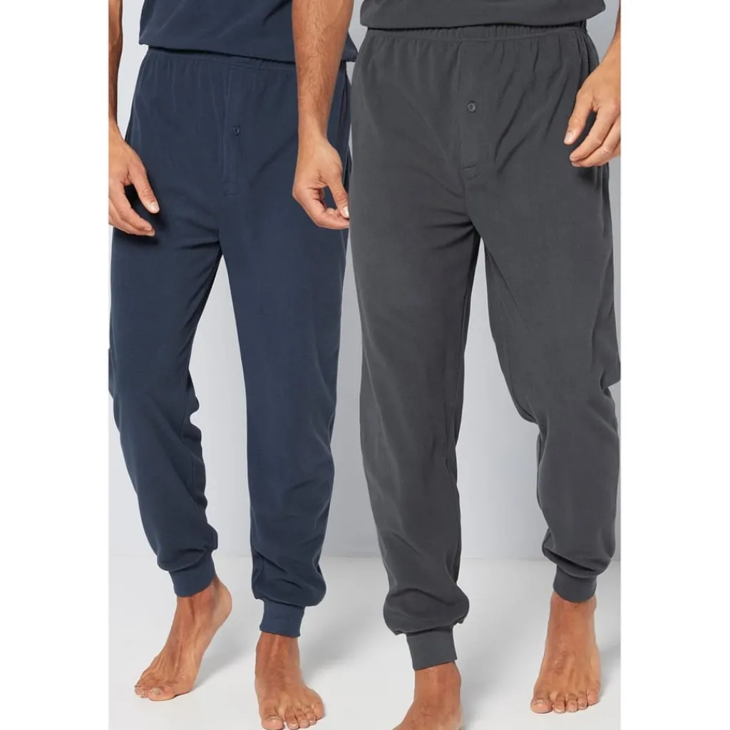 Fitness And Gym Pants*Studio 2 Pack Micro Fleece Leggings in Multi
