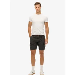 Shorts*Superdry Cargo Shorts with Utility Pocket in Black