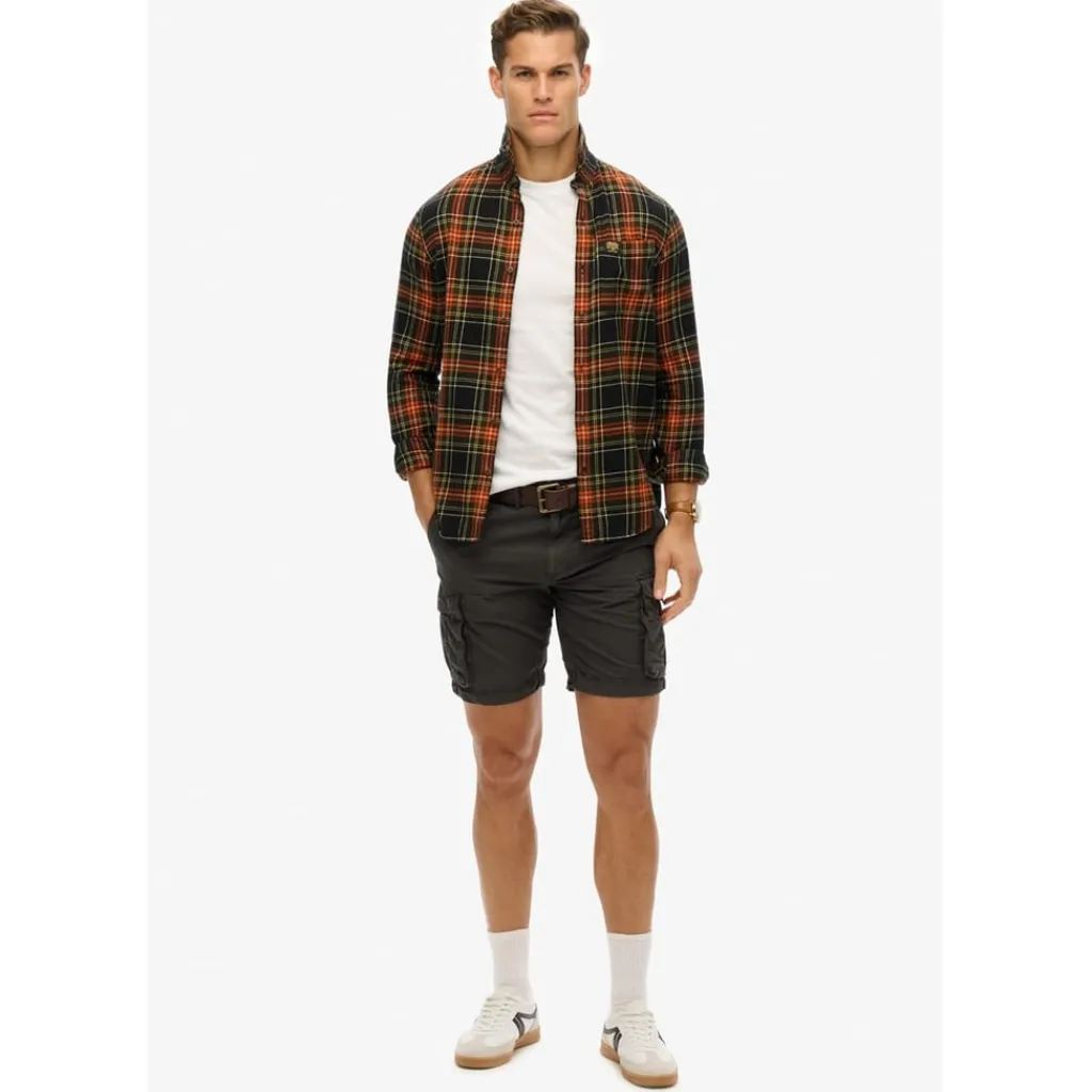Shorts*Superdry Cargo Shorts with Utility Pocket in Black