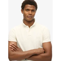 Polo Shirts*Superdry Regular Fit Dstryd Polo Shirt in White