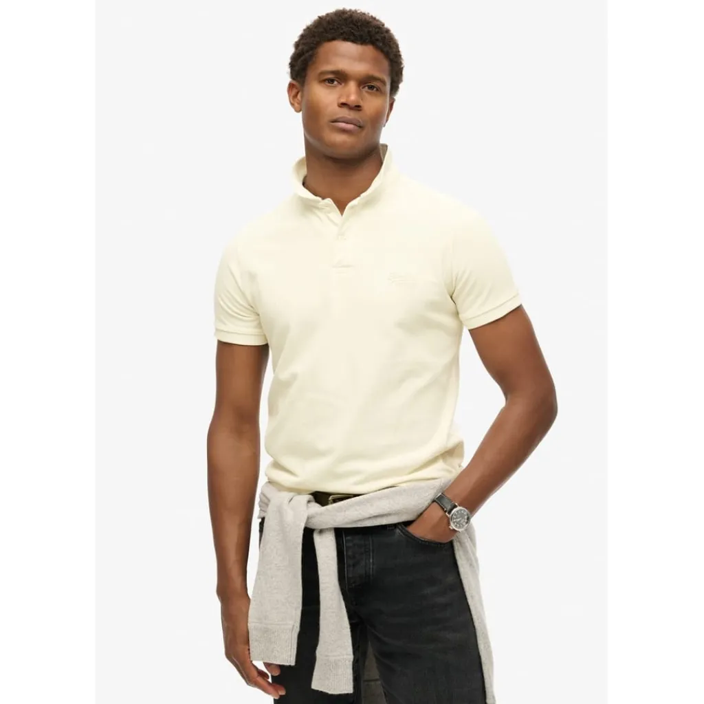 Polo Shirts*Superdry Regular Fit Dstryd Polo Shirt in White