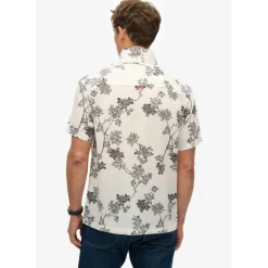 Shirts*Superdry Regular Fit Short Sleeve Shirt in White