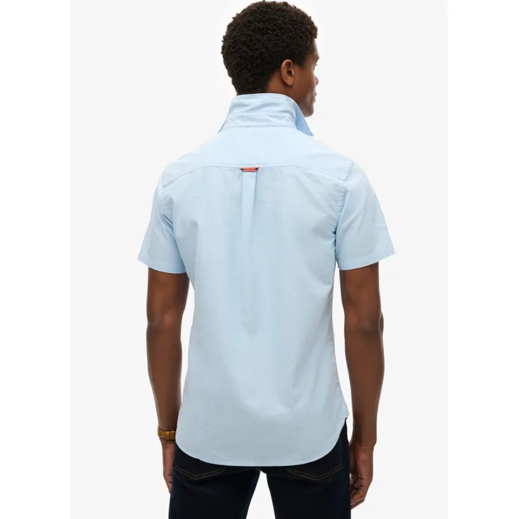 Shirts*Superdry Regular Fit Short Sleeve Shirt in Blue