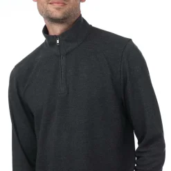 Knitwear*Ted Baker Bits Textured Funnel Neck Sweater in Charcoal