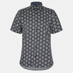 Shirts*Ted Baker Circle Geo Shrt in Black