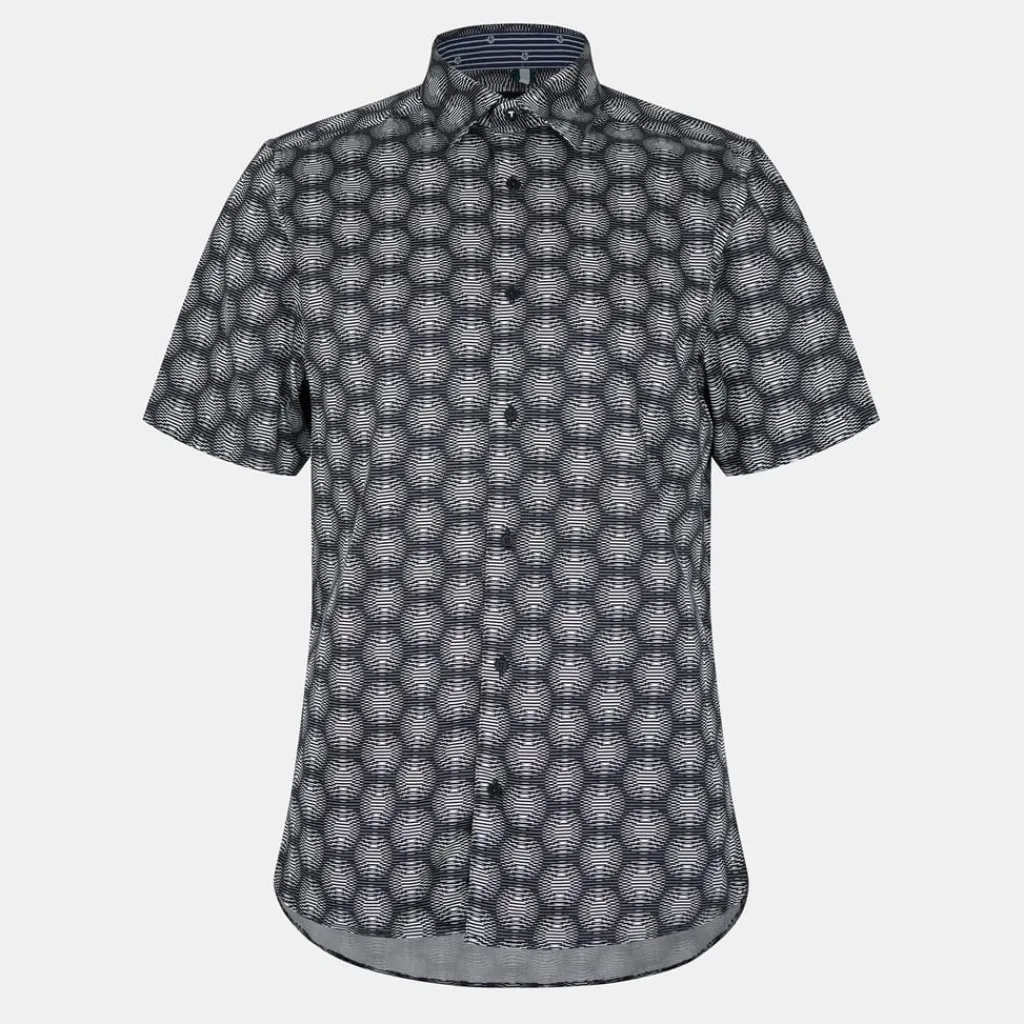 Shirts*Ted Baker Circle Geo Shrt in Black