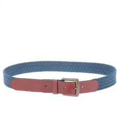 Belts*Ted Baker Galan Leather Woven Belt in Navy