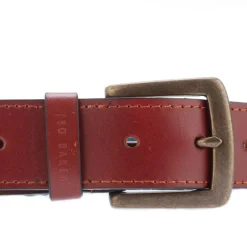 Belts*Ted Baker Galan Leather Woven Belt in Navy