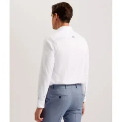 Shirts*Ted Baker Oxford Regular Fit Long Sleeve Shirt in White